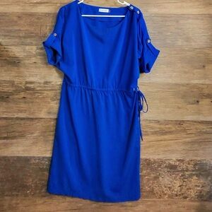Calvin Klein Royal Blue Midi Dress